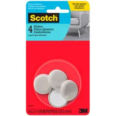 Scotch - Deslizadores Scotch, 4 Piezas, 2.5 cm