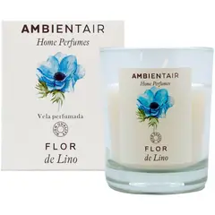 Ambientair - Vela Perfumada Flor de Lino Ambienta 30h