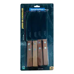 Tramontina - Juego 4 cuchillos Dynamic