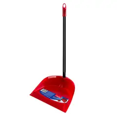 Vileda - Recogedor con Mango y Labio de Goma