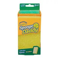 Scrub daddy - Fibra más Esponja Sponge Daddy 3 Piezas
