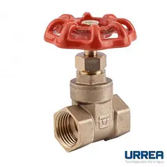 Urrea - Válvula de compuerta roscable de 3/4"
