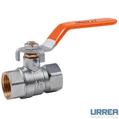 Urrea - Válvula de esfera roscable latón cromado