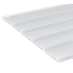 Palram - Lámina de Policarbonato Suntuf Zigzag 1.50 Hielo 0.81 x 3 m