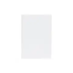 Igoto - Placa Ciega 3 Modulos Lugano Acabado Blanco