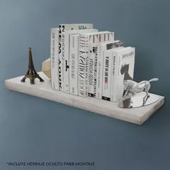 Maderkit - Repisa flotante ceniza 60 cm