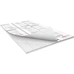 Klar - Lámina de policarbonato Alveolar Traslúcido 4 mm x 1.22 x 3.05 m