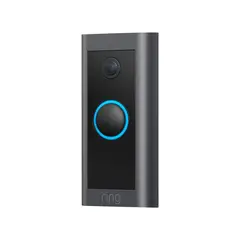 Ring - Video Doorbell Wired Black