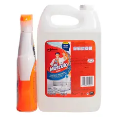 Mr Musculo - Pack limpiador de baños bidon y atomizador