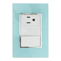Sanelec - Placa Apagador y Contacto Aqua