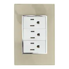 Sanelec - Placa Contacto Triple Champ