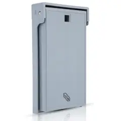 Iusa - Placa para Interperie 3 Ventanas