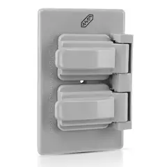 Iusa - Placa para Interperie 2 Ventanas