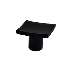 Fixser - Jaladera Boton Gante 26.7X19.6 mm Negro C/T