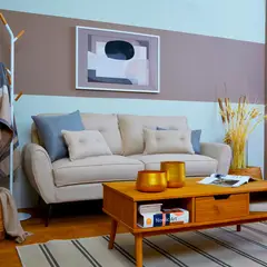 Sochic - Sofá de 2 plazas Boho beige chai