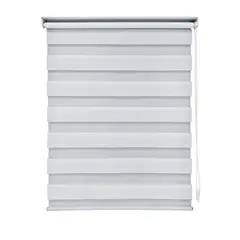 Deco Persiana - Persiana Dúo Enrollable Gris 180 x 220 cm