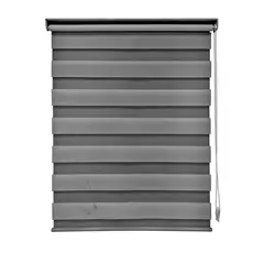 Deco Persiana - Persiana Dúo Enrollable Gris Oxford 120 x 180 cm