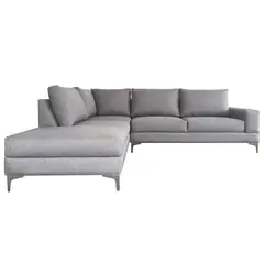 Sochic - Sofá escuadra izquierda Niagara gris mouse