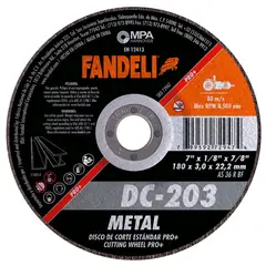 Fandeli - Disco Corte Estandar Metal Pro 7