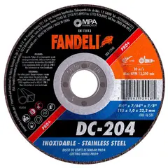 Fandeli - Disco Corte Estandar Inoxidable Pro 4-1/2