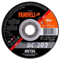 Fandeli - Disco Corte Estandar Metal Pro 4-1/2