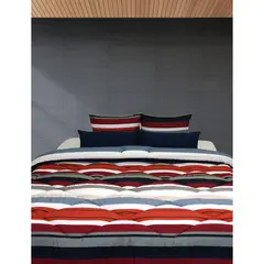 Just Home Collection - Edredón Individual Reversible Florencia Multicolor