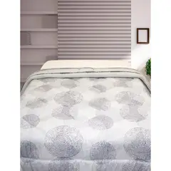 Just Home Collection - Edredón Matrimonial Reversible Lugo Gris