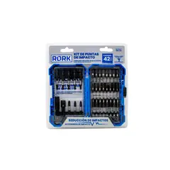 Rork - Kit de Puntas de Impacto 42 Piezas