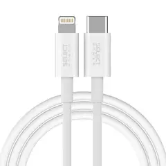 Select Sound - Cable USB-C a Lightning Certificado MFI 1 Metro