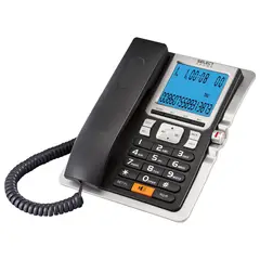 Select Sound - Telefono de Escritorio Tipo Oficina Negro