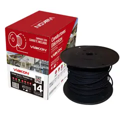Viakon - Cable THHW-LS #14 Negro 100 Metros