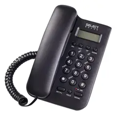 Select Sound - Telefono de Escritorio Negro