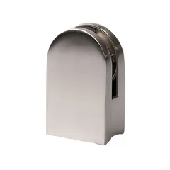 Bruken - Conector Grapa Base Plana para Vidrio de 6 a 8 mm no Requiere Perforación en el Vidrio