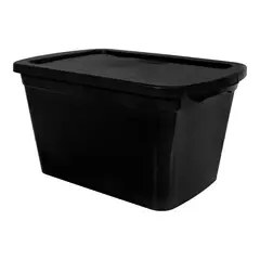 Prodeplast - Caja plástica Eco Line 30 litros negra