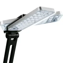 Aksi - Lampara de Escritorio Recargable Gris/Negro