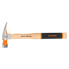 Truper - Martillo Pulido 20 Oz Uña Recta Boca Fresada Grip