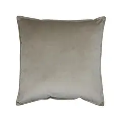 Just Home Collection - Cojín terciopelo crudo 50x50 cm