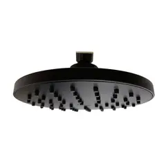 Pidsa - Regadera redonda plástica 6 1/4" acabado negro