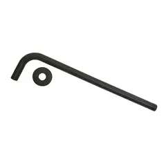 Pidsa - Brazo regadera largo 40 cm acabado negro