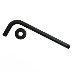 Pidsa - Brazo regadera largo 30 cm acabado negro