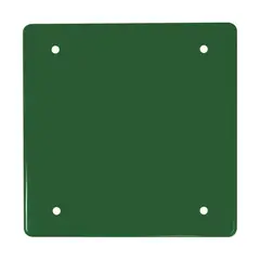 Argos - Tapa No Metálica Pesada Cuadrada Ciega Verde