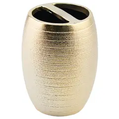 Top Choice - Porta cepillos cerámica plata