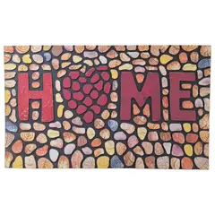 TKR Home - Tapete para entrada Flock Home de 45 x 75 cm Multicolor