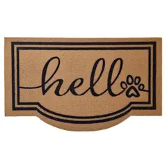 TKR Home - Tapete para entrada Natural Shape de 45 x 75 cm Beige