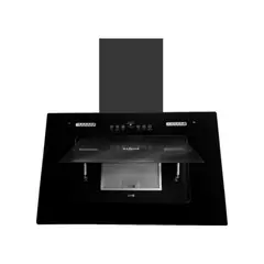 Axcent - Campana Mariella Con Panel Digital Luces de Halógeno 3 Velocidades Acabado Cristal Templado