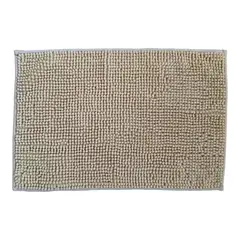 TKR Home - Tapete de baño Chenille de 40 x 60 cm Beige
