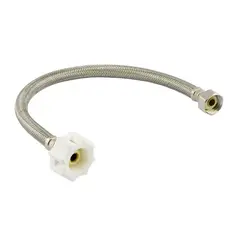 Fluidmaster - Click Seal de Acero Inoxidable para WC 1/2" I.P X 7/8" Longitud: 16" 40.64 cm