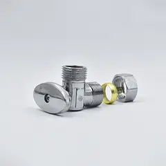 Fluidmaster - Llave de Control Angular de 1/4 de Vuelta 1/2" Tc X 1/2"