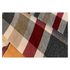 Just Home Collection - Mantel individual rojo Escocia 30 x 48 cm