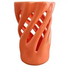 Conaplor - Maceta Orquídea Espiral Naranja